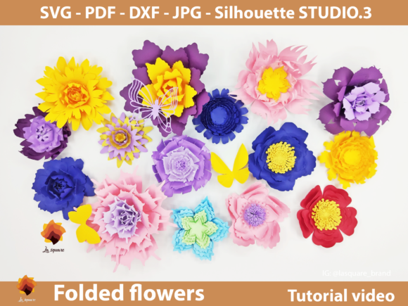 15 Folded Paper Flowers Templates: Elevate Your Craft Projects