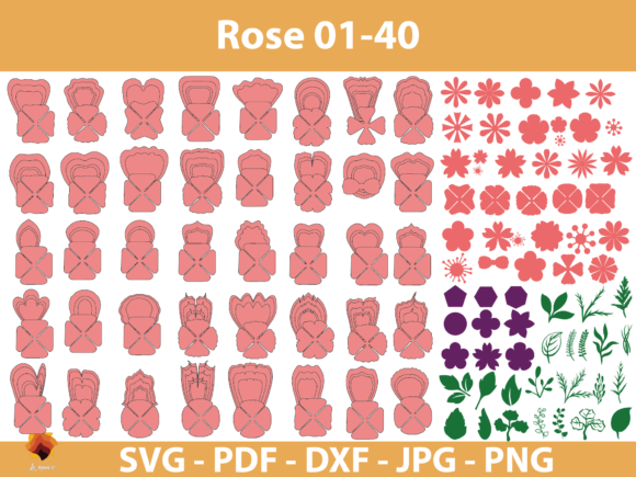 40 Rose Paper Flower Templates: The Ultimate DIY Design Collection