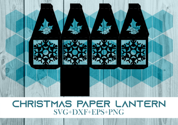 Christmas Paper Lantern Series 138 for Holiday Decor