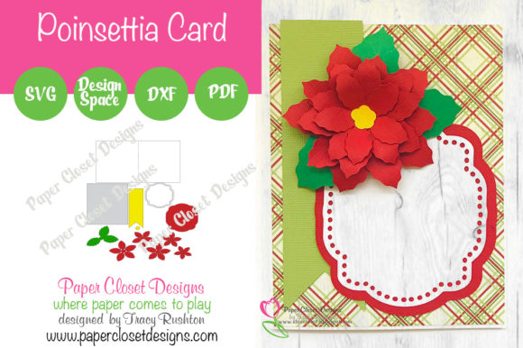 Christmas Poinsettia Card: A Digital Craft Solution
