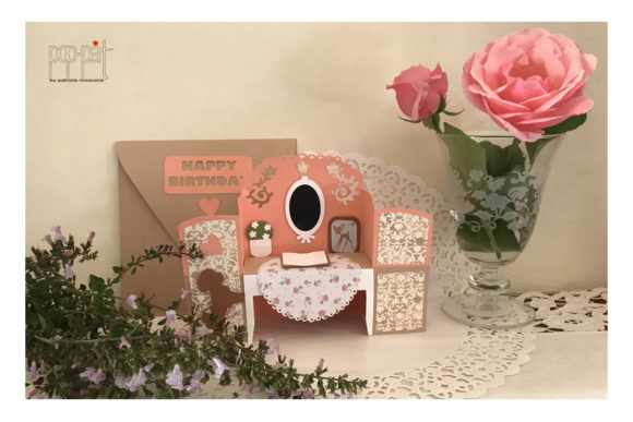 Dressing Table: Crafting the Perfect Vanity with SVG, DXF, and PDF Designs