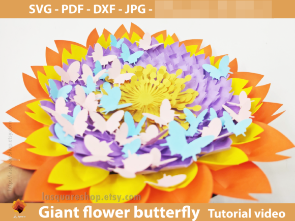Giant Flower Butterfly Backdrop Template: Elevate Your Visual Storytelling