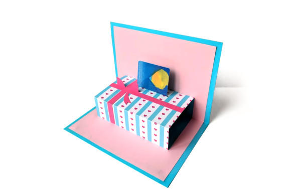 Gift Card Holder Pop Up Card