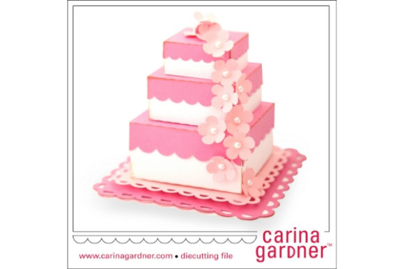 Layered Wedding Cake Digital Designs