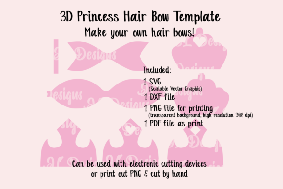 Princess Crown Bow Template: Elevate Your Creative Projects