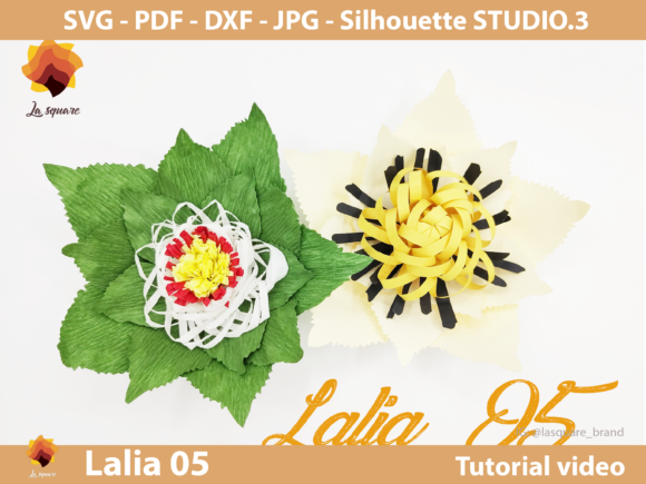 Unleash Your Creativity with the Lalia 05 Paper Flowers Template